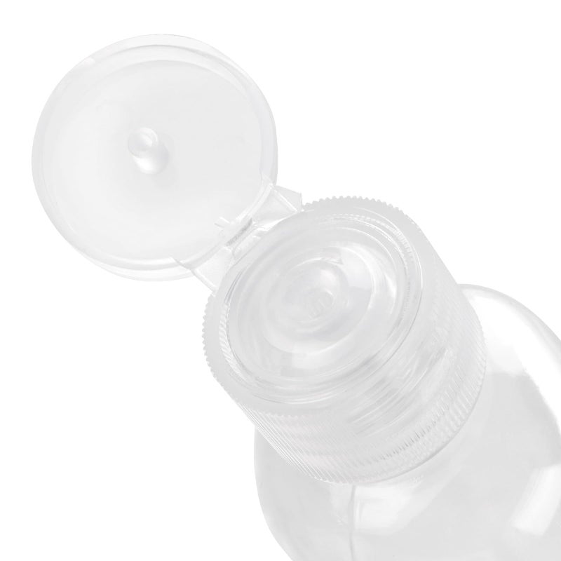 SEHOI 80 PCS 2 oz Clear Plastic Empty Bottles, Leak Proof Travel Size Bottles with Flip Cap for Body Wash, Shampoo, Lotion, Conditioner - Image 3